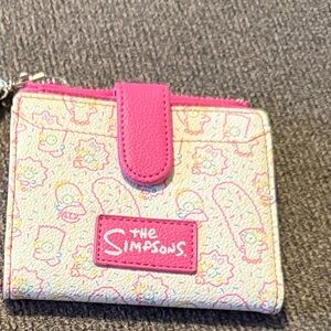 Universal Studios The Simpsons Homer Marge Bart Lisa Sprinkles Donut Wallet